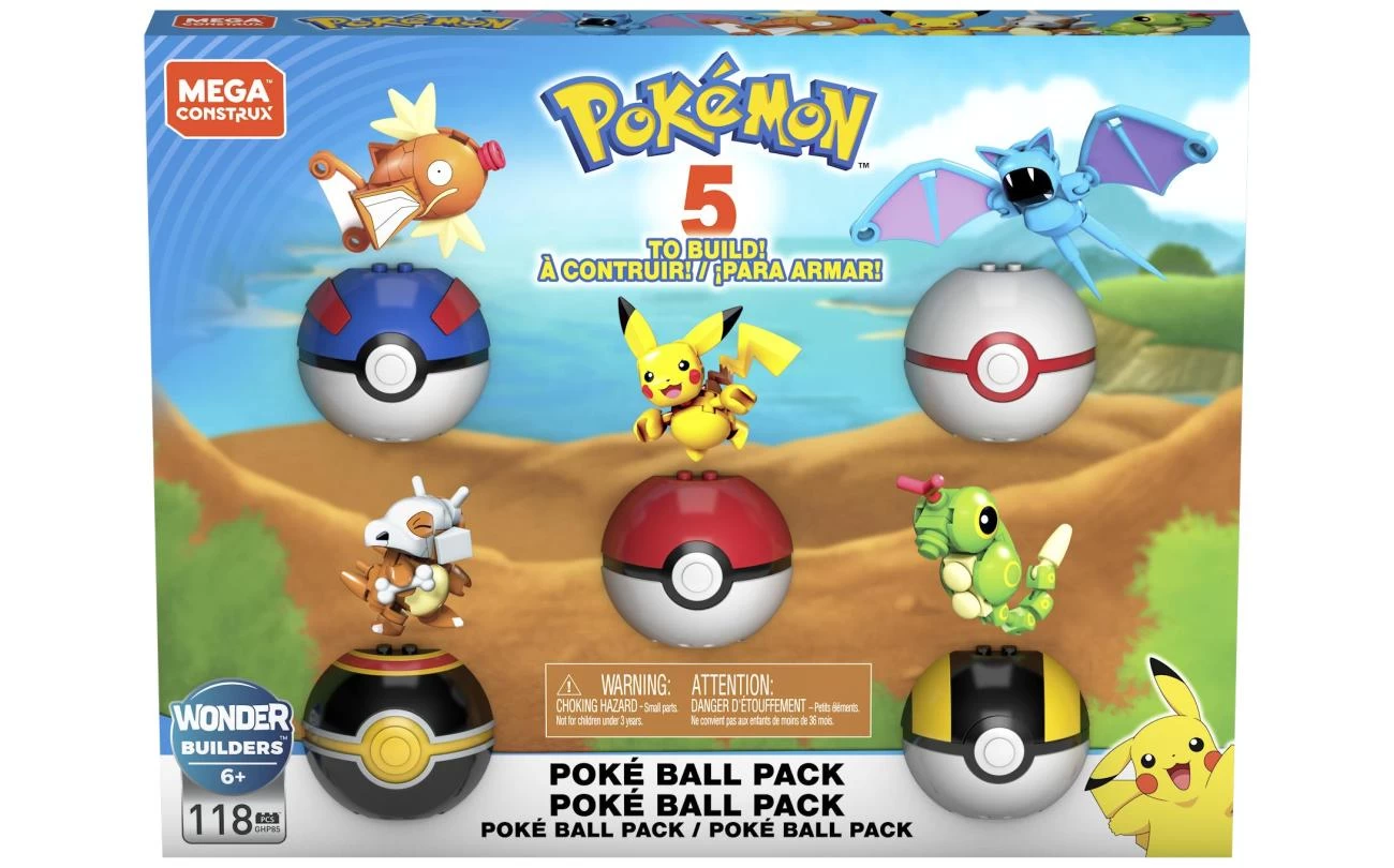 Mega Bloks MEGA Pokemon Pokemon Poké Ball Pack 1 Mega Bloks MEGA Pokemon Pokemon Poké Ball Pack