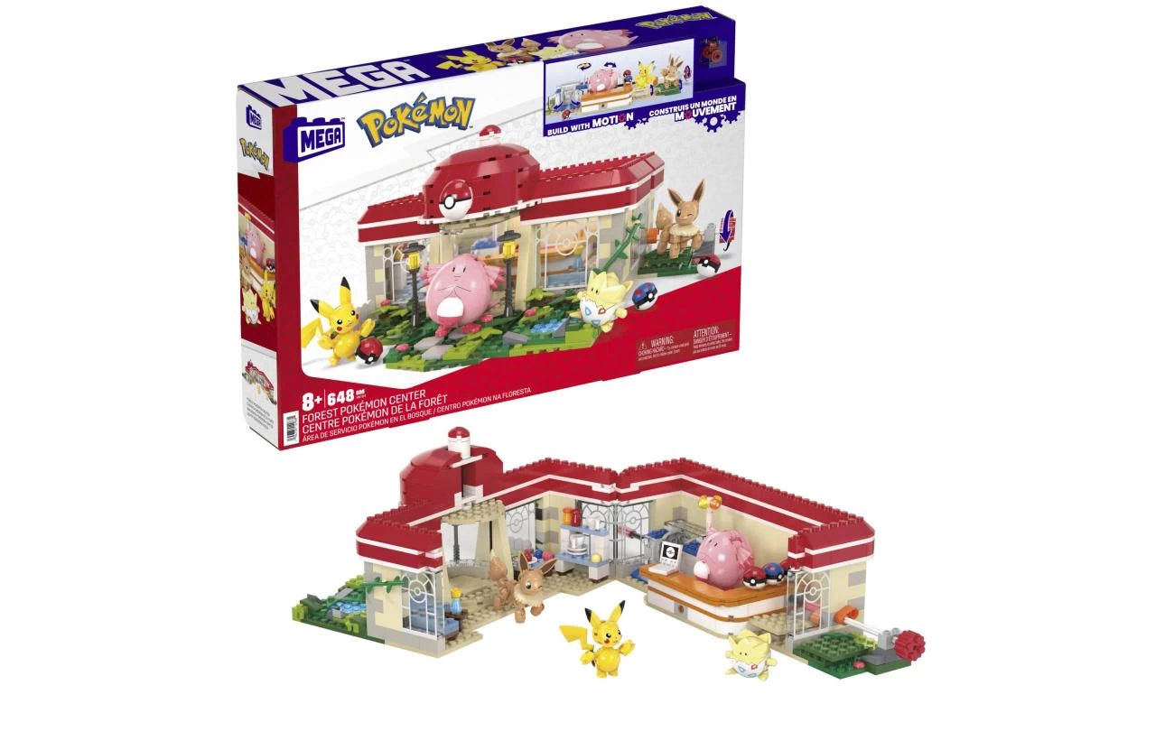 Mega Bloks MEGA Pokemon Forest Pokemon Center 1 Mega Bloks MEGA Pokemon Forest Pokemon Center